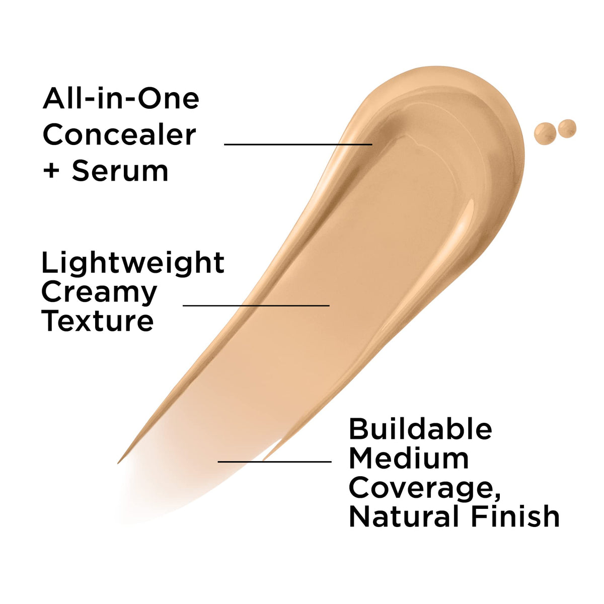 IT Cosmetics built-in kabuki brush blending for smooth natural finish