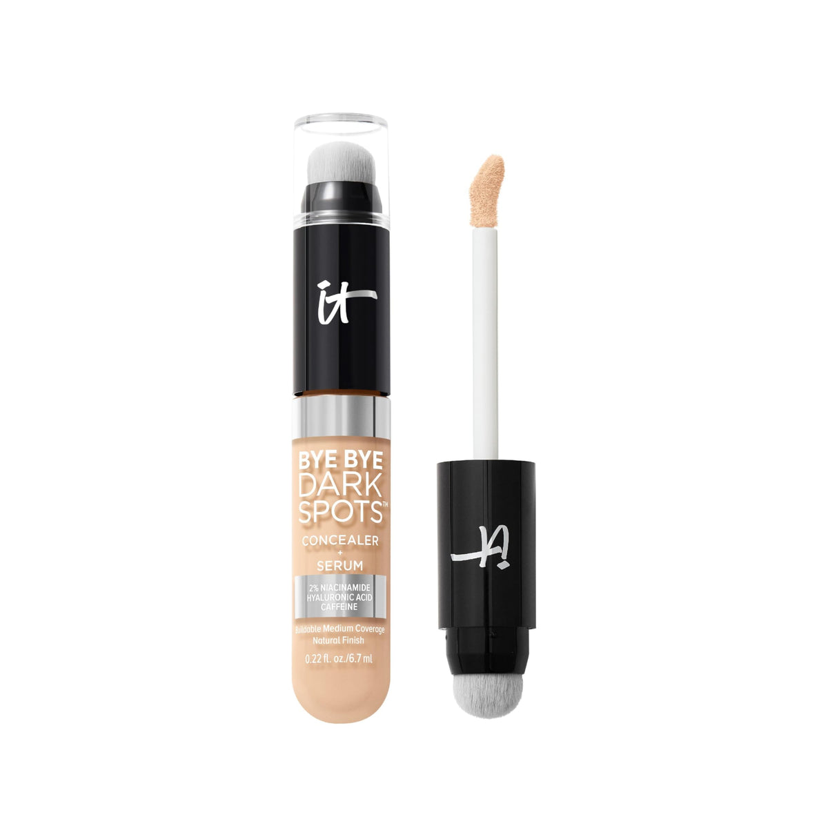 IT Cosmetics front packaging showing compact concealer and shade labeling for quick selection