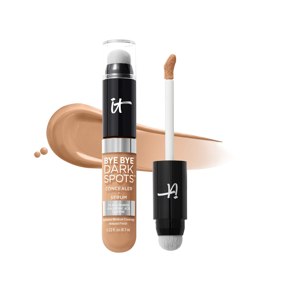 IT Cosmetics tube front view showing product and shade for instant coverage