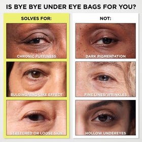 IT Cosmetics model applying product under eye demonstrating quick smoothing benefit