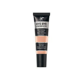 IT Cosmetics front packaging of Bye Bye Under Eye Concealer in Tan showing label and tube