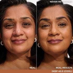 IT Cosmetics open tube showing applicator applying product for precise coverage benefit