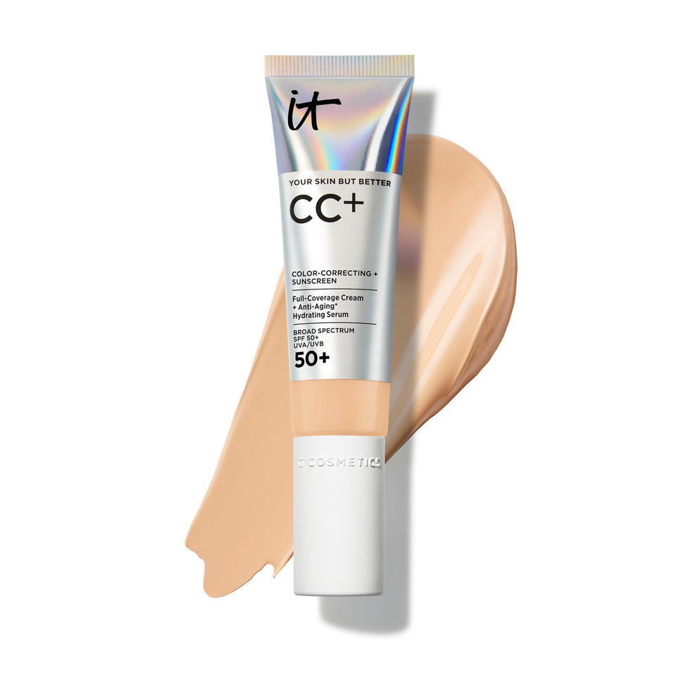 IT Cosmetics front packaging showing product and brand benefits