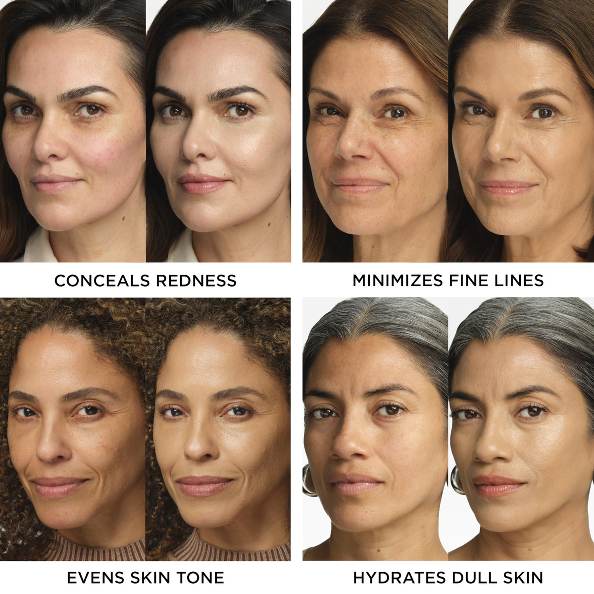 IT Cosmetics on vanity with brush and blush for everyday radiant look