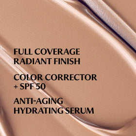 IT Cosmetics swatch of Tan on skin demonstrating coverage and glow