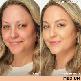 IT Cosmetics pump dispensing the CC+ Cream medium texture for easy application