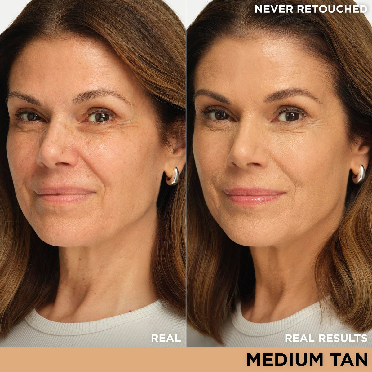 IT Cosmetics texture close-up highlights creamy coverage and hydrating finish