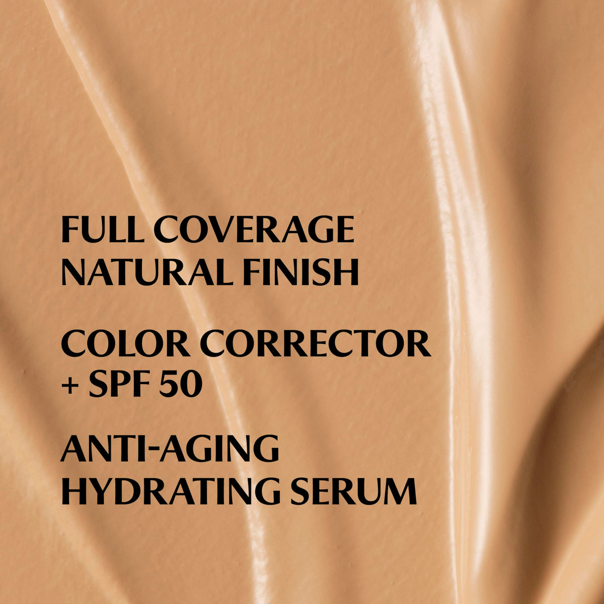 IT Cosmetics texture swatch showing creamy finish and blendable coverage