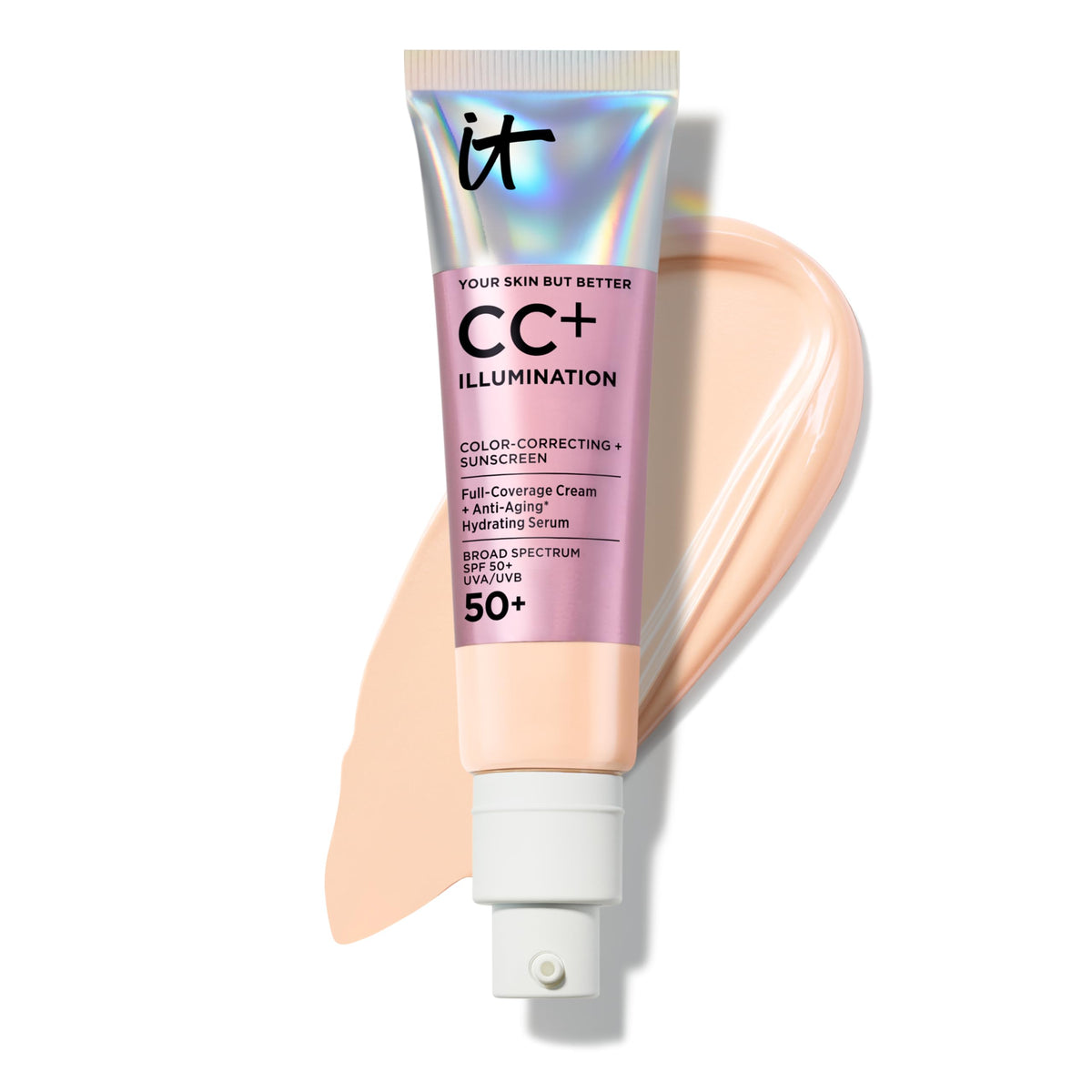 IT Cosmetics front packaging showing product and shade for easy selection