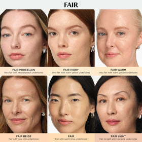 IT Cosmetics being buffed with brush delivering even coverage and seamless blend