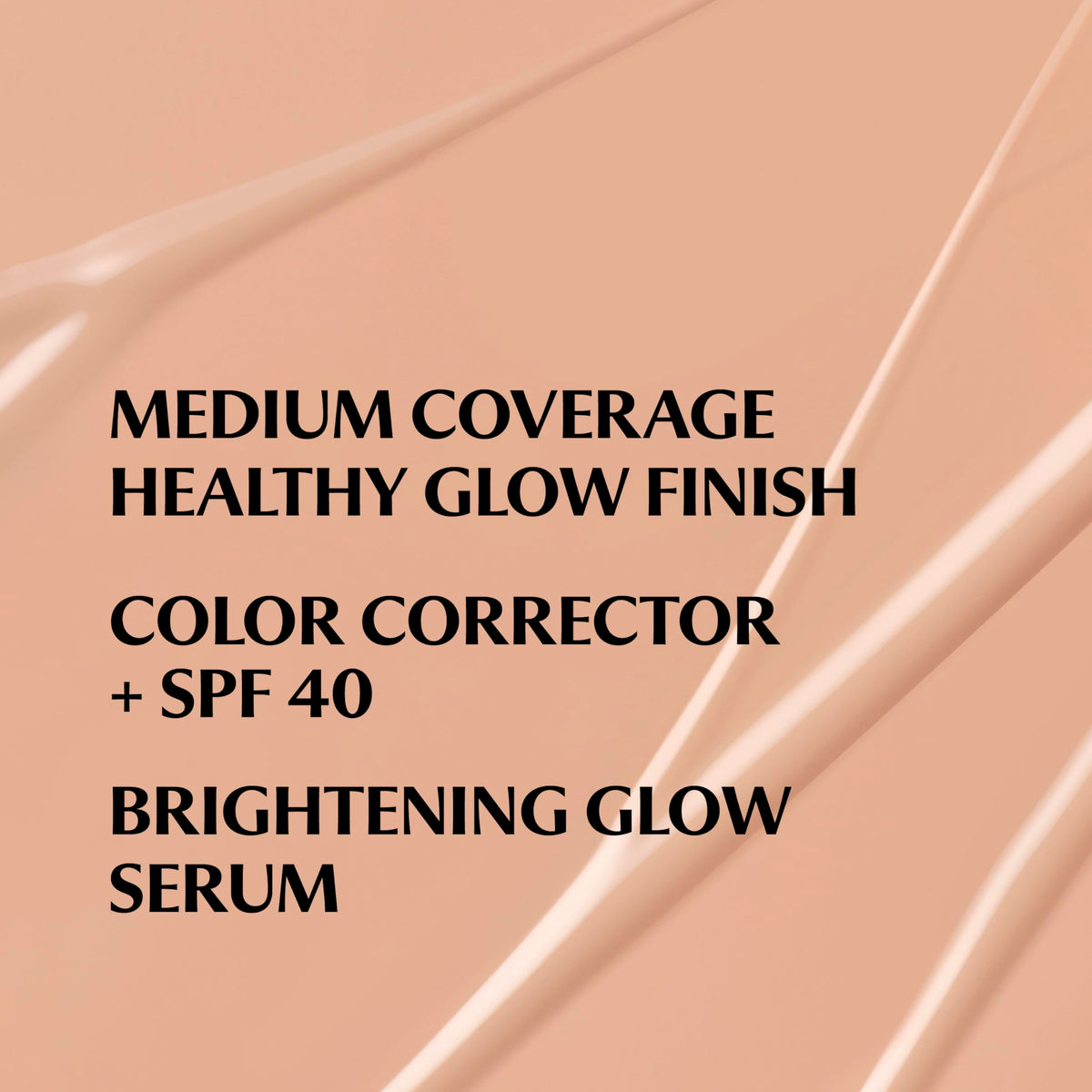 IT Cosmetics creamy CC+ Nude Glow texture swirled to show lightweight blendability