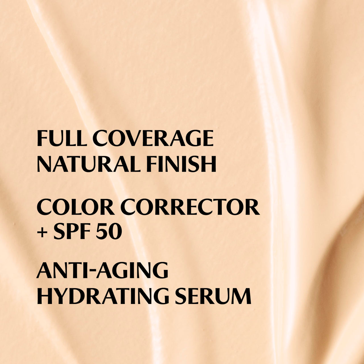 IT Cosmetics cream texture swirl highlighting hydrating, blendable formula