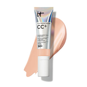 IT Cosmetics front packaging showing Light Cool shade and SPF 50+ benefit