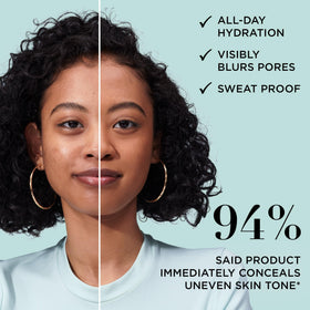 IT Cosmetics close-up label revealing key ingredients and skin-supporting benefits