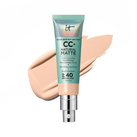 IT Cosmetics front packaging showing tube and product benefits for easy selection