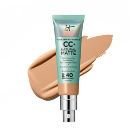 IT Cosmetics front packaging showing bottle and label, highlighting SPF benefit