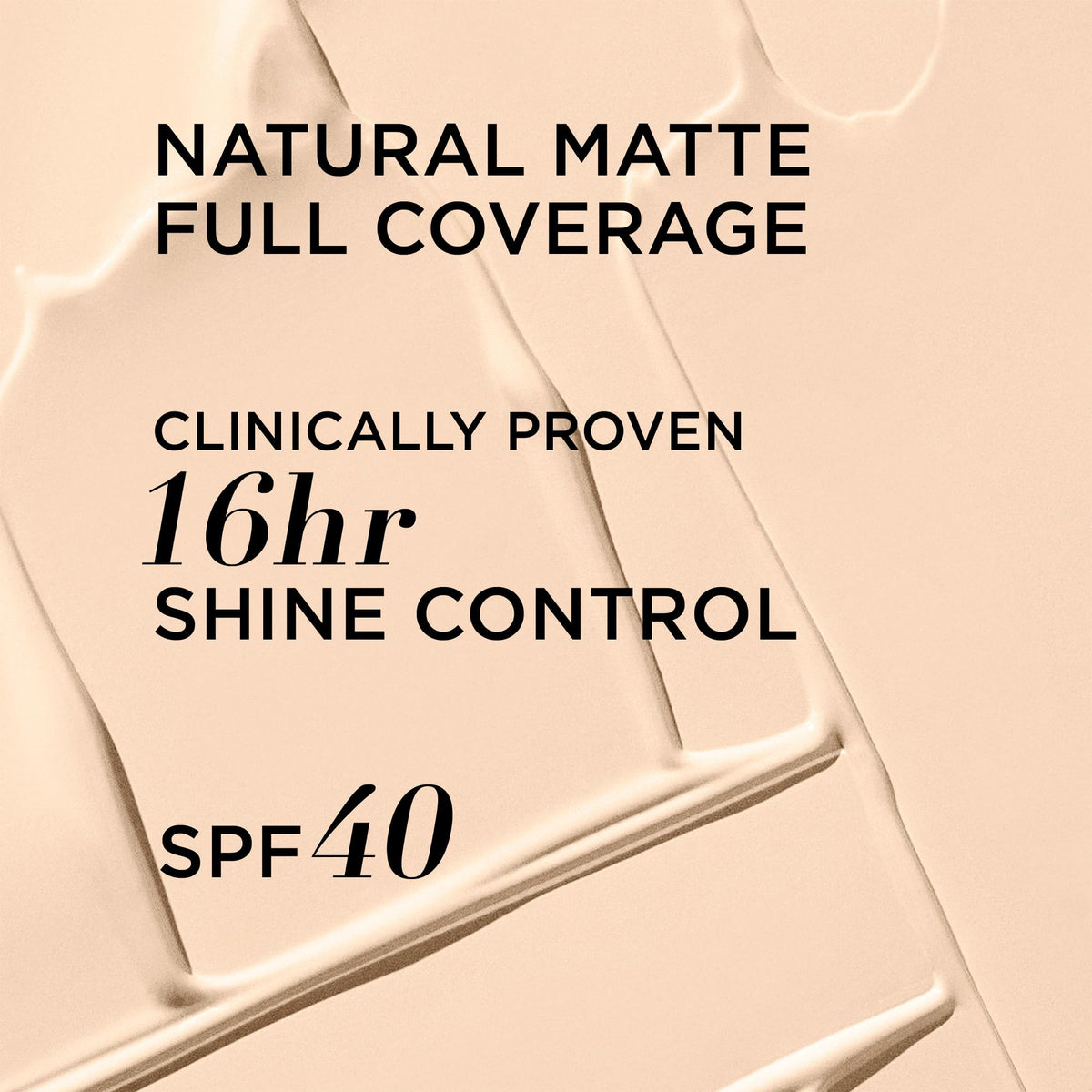 IT Cosmetics texture swatch showing smooth matte finish and pore-blurring benefit