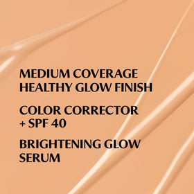 IT Cosmetics close-up texture swipe showing lightweight creamy finish and glow