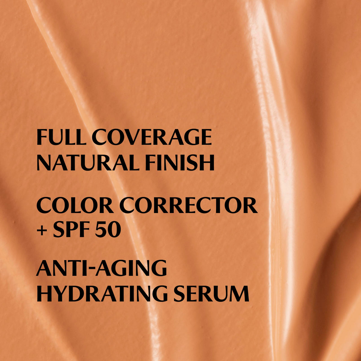 IT Cosmetics texture close-up showing creamy blendable formula that hydrates skin