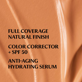 IT Cosmetics texture close-up showing creamy blendable formula that hydrates skin