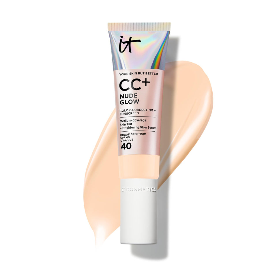 IT Cosmetics front packaging showing bottle and label for quick identification and convenience