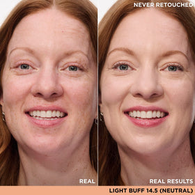 IT Cosmetics creamy concealer texture swipe illustrating smooth blendability and hydration