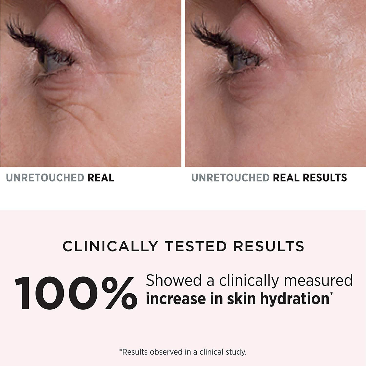 IT Cosmetics applying cream under eye demonstrating gentle tap application for reduction in puffiness
