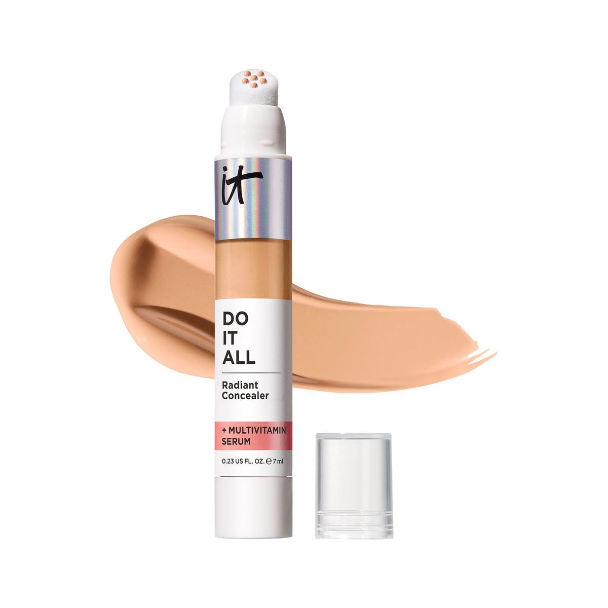IT Cosmetics front packaging showing radiant concealer tube and branding benefit