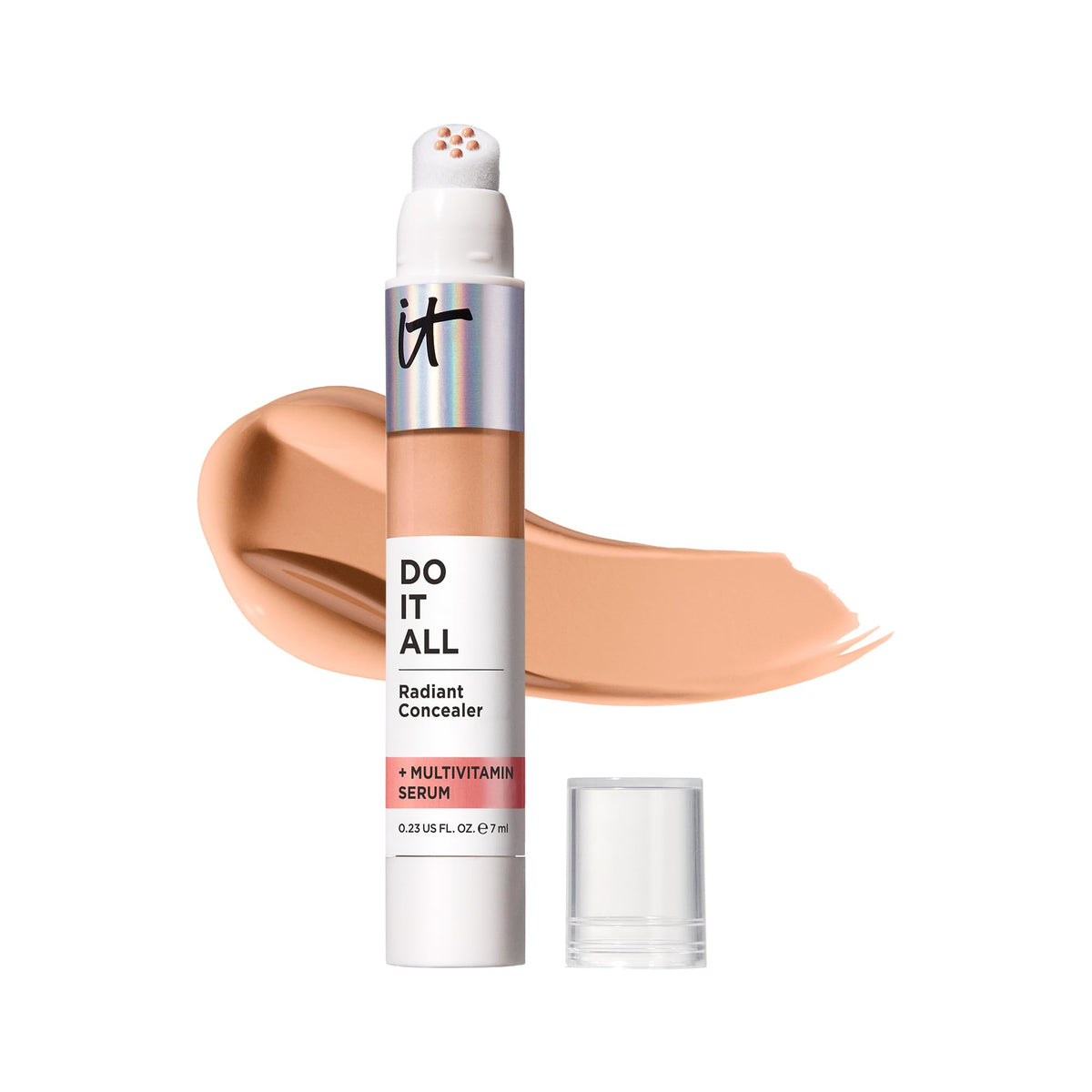 IT Cosmetics front packaging showing shade and product benefits