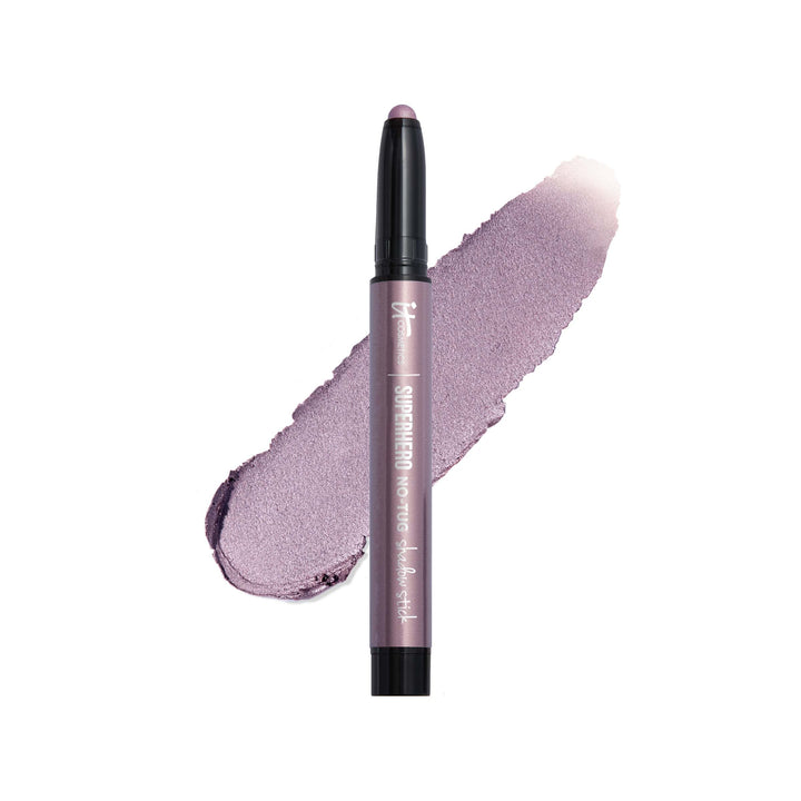 IT Cosmetics front packaging showing Epic Amethyst stick and product benefit of easy application