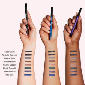 IT Cosmetics eyeliner applied on an eye showing blendable, defined look