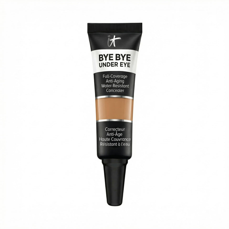 IT Cosmetics travel tube front view showing compact concealer and portable benefit