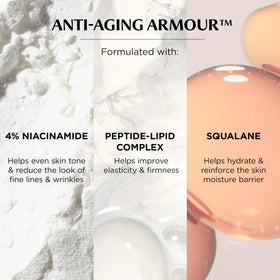 IT Cosmetics product label highlighting ceramides and squalane for barrier support