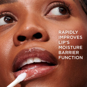IT Cosmetics gloss applied on lips in lifestyle shot offering visible shine and hydration