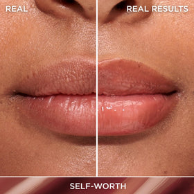 IT Cosmetics lip gloss on model creating luminous, natural-looking shine