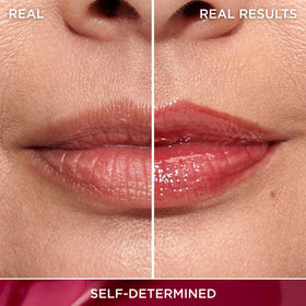 IT Cosmetics gloss texture close-up highlighting lightweight, high-shine formula benefit