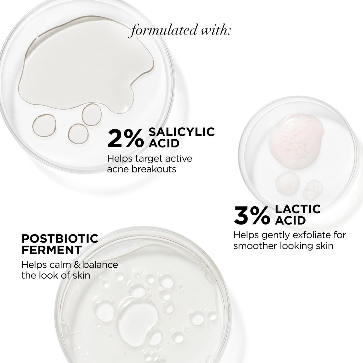IT Cosmetics serum on fingertip absorbing for fast, non-greasy finish