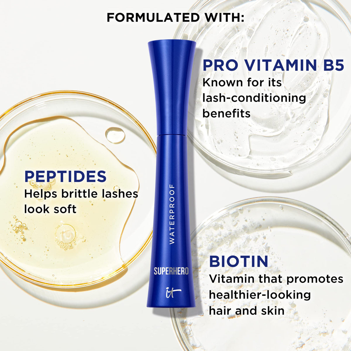 IT Cosmetics before-and-after lashes comparison highlighting visible volume and lift