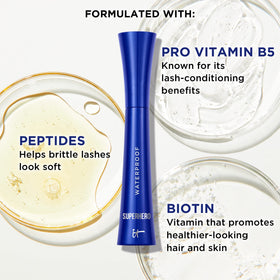 IT Cosmetics before-and-after lashes comparison highlighting visible volume and lift