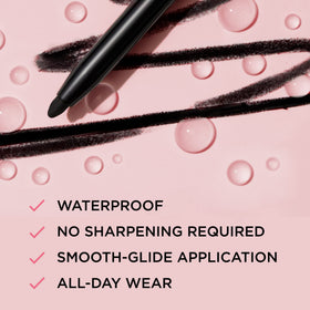 IT Cosmetics close-up of eyeliner tip highlighting smooth glide and precise application