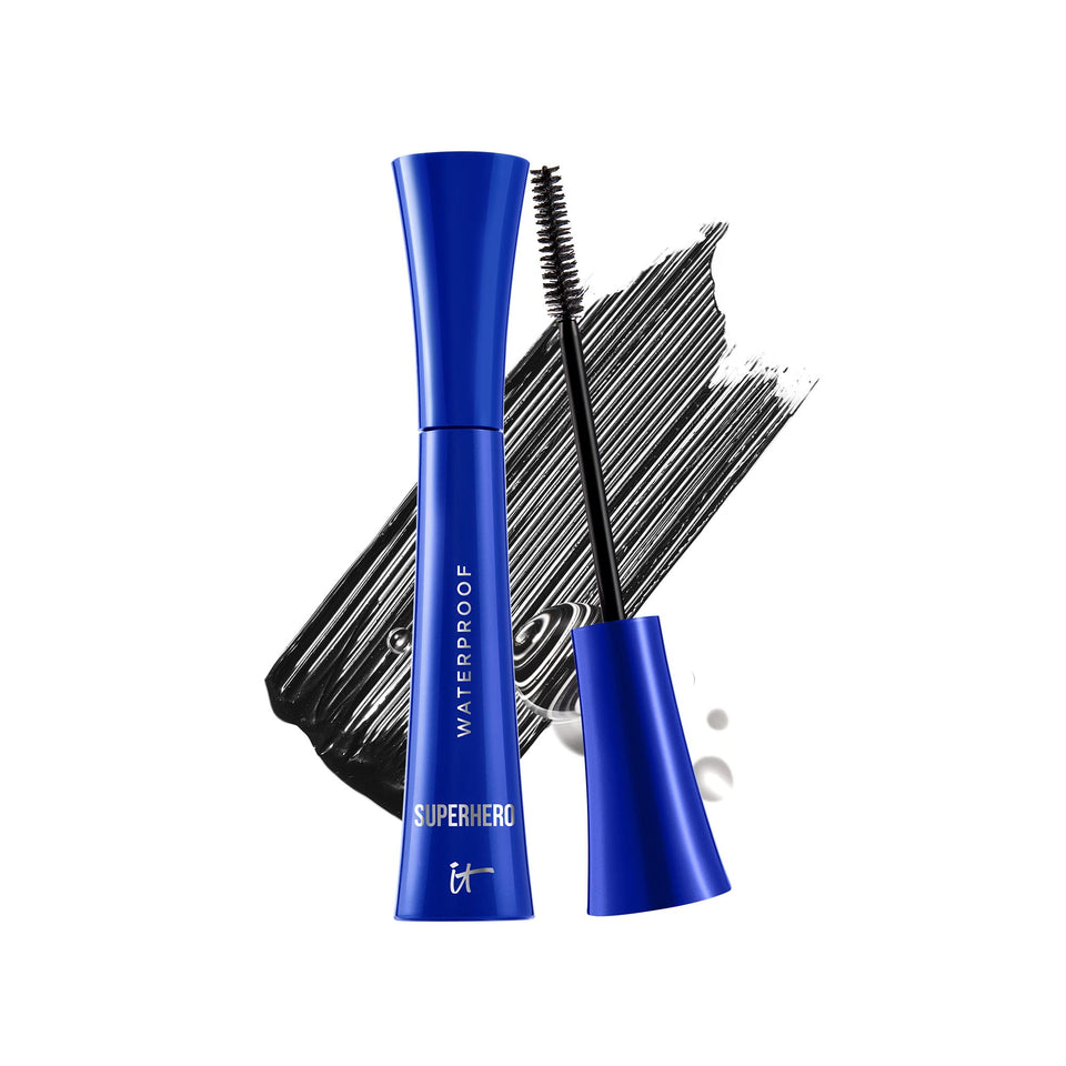 IT Cosmetics front packaging showing product name and size, durable and travel-ready