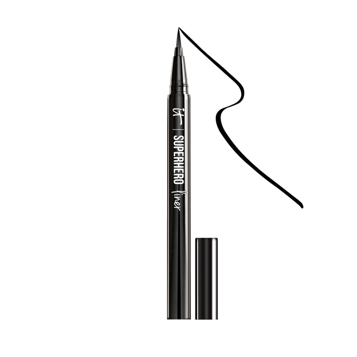 IT Cosmetics eyeliner front packaging showing pen and cap for travel-ready convenience