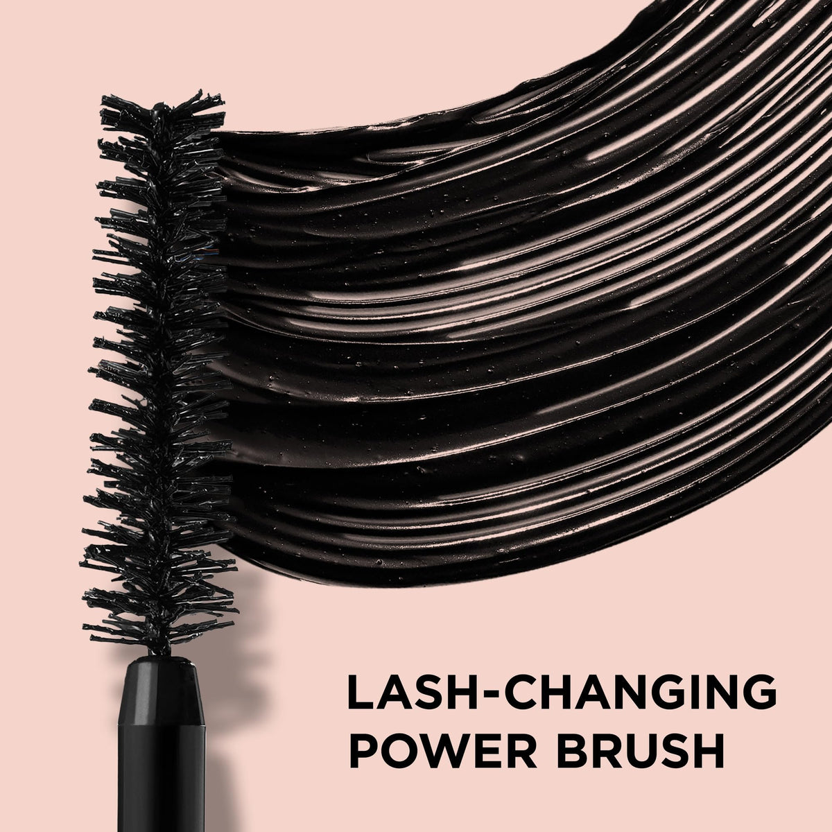 IT Cosmetics mascara applied on model lashes demonstrating lengthening and curling benefit