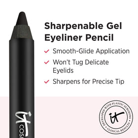 IT Cosmetics sharpened pencil tip with precise point for accurate application