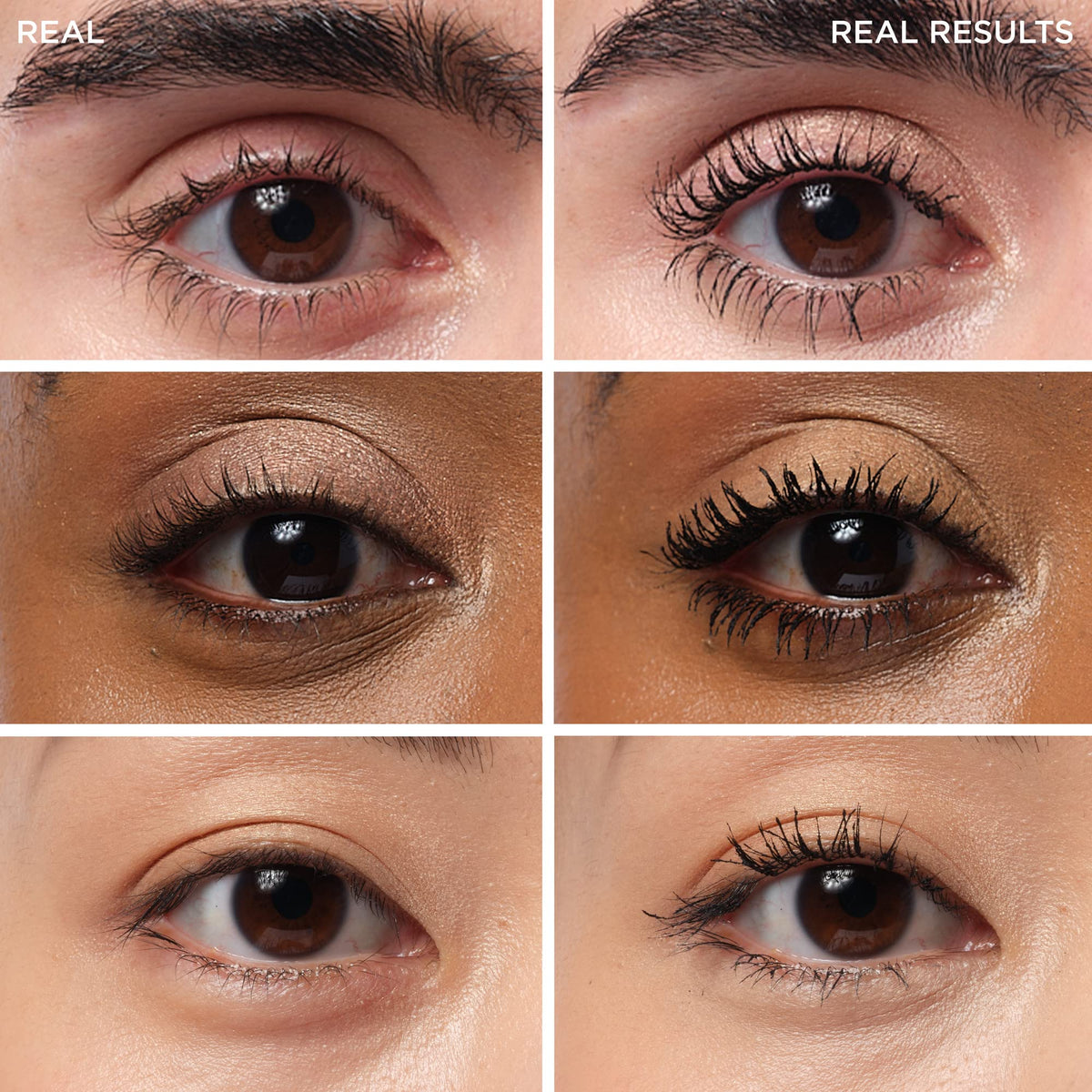 IT Cosmetics applied on lashes model showing dramatic volume and length effect