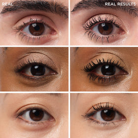 IT Cosmetics applied on lashes model showing dramatic volume and length effect