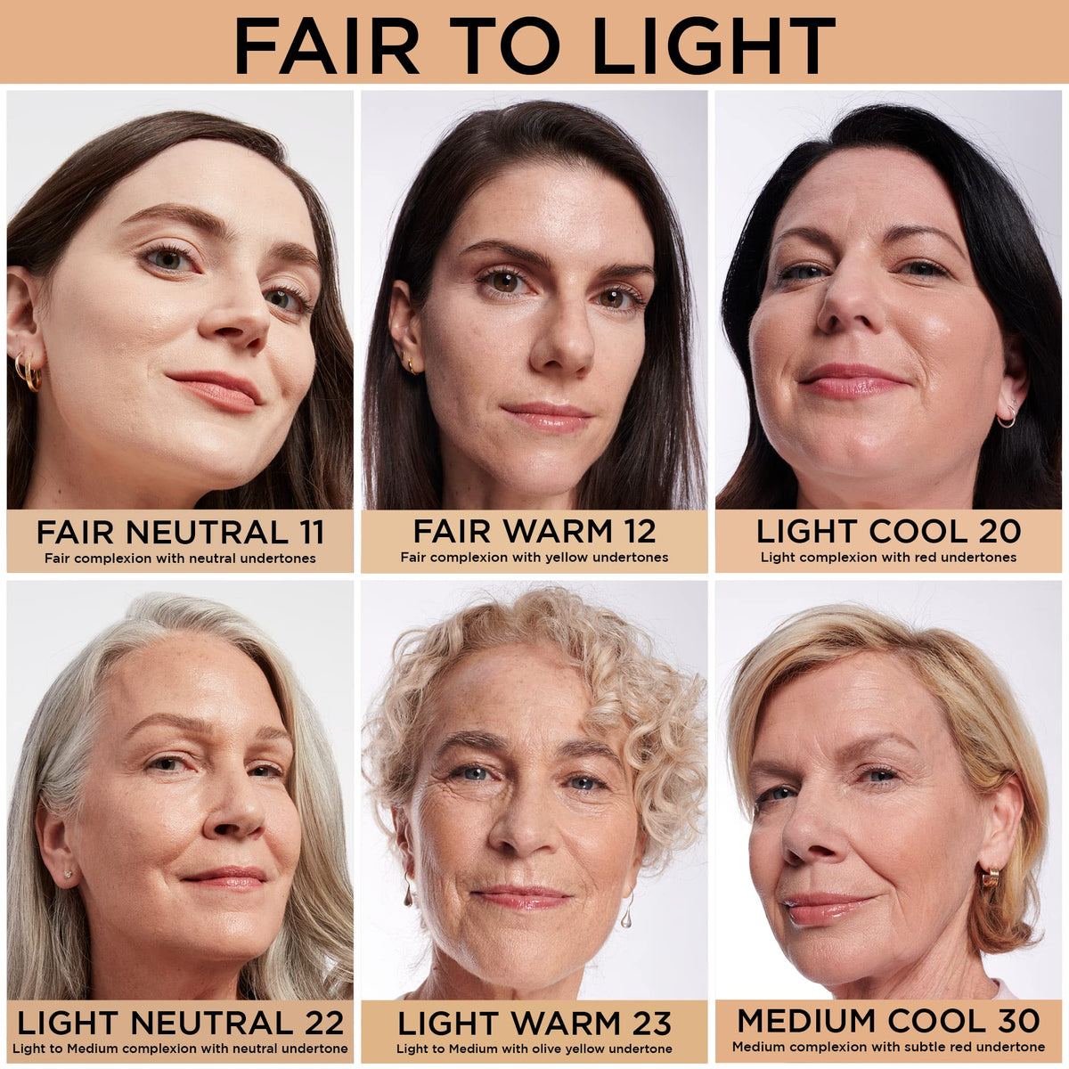 IT Cosmetics swatch of 22 Light Neutral shade to match medium skin tones
