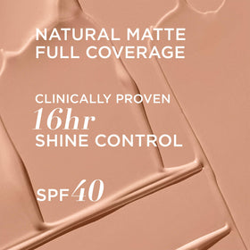 IT Cosmetics close-up texture of natural matte formula showing non-greasy finish