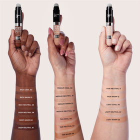 IT Cosmetics texture close-up displaying creamy, lightweight concealer consistency