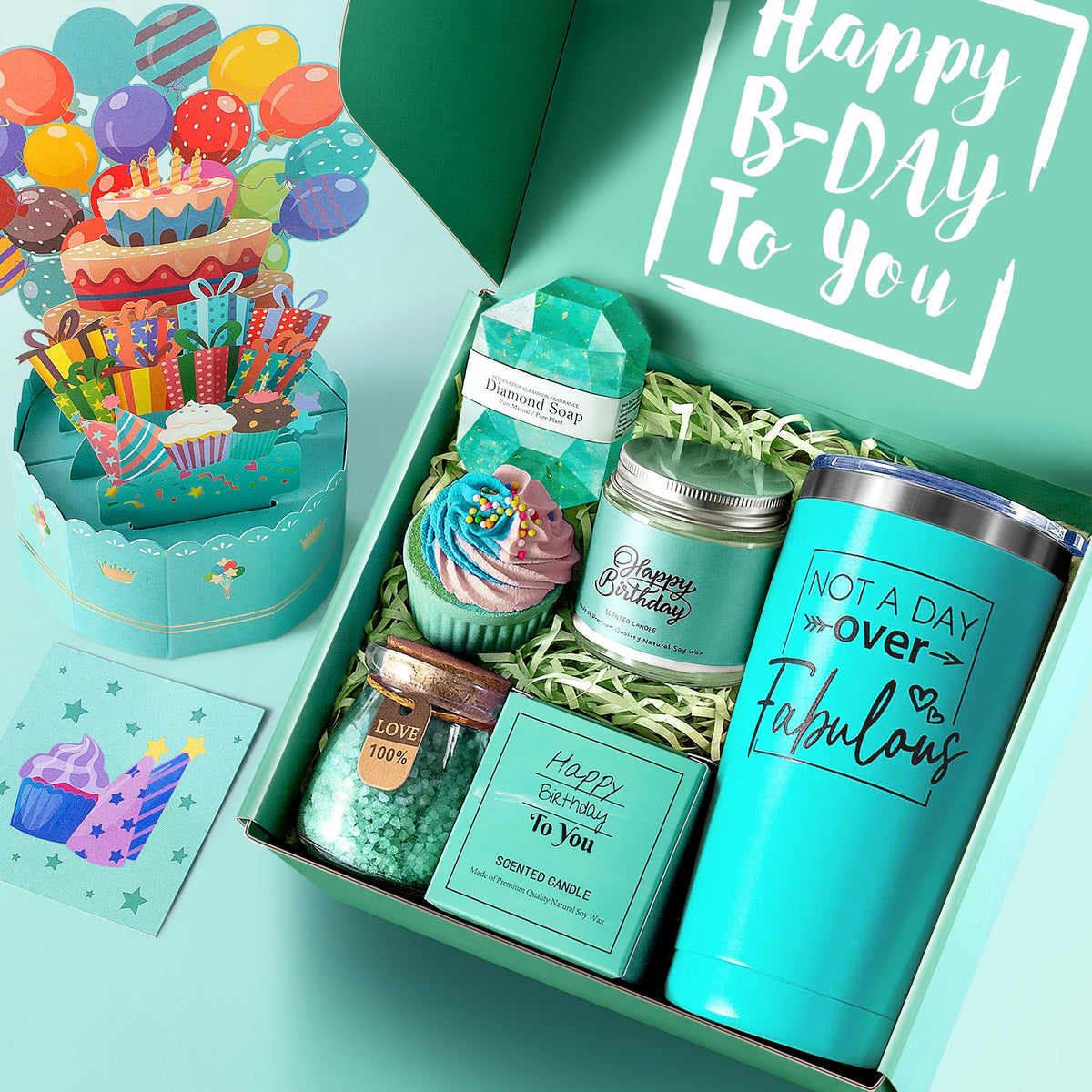 ITABLETAS gift basket in bathroom scene suggesting indulgent at-home spa